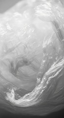 Abstract swirling white and gray smoke or cloud texture