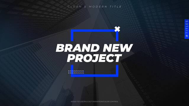 Clean & Modern Title 02