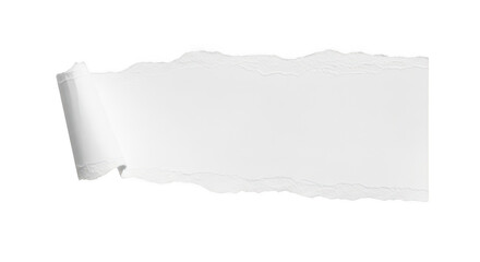 White sticker isolated on transparent background