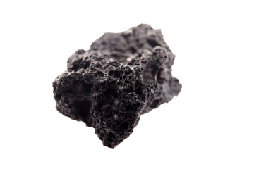 Volcanic rock with unique texture and porous surface, showcasing natural formation and geological characteristics, ideal for educational and artistic concepts