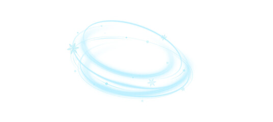 Cold winter air, snowflakes falling and a swirling effect. Christmas design PNG	