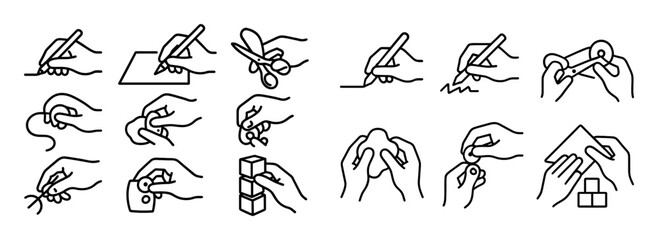 Hand Motor Skills Icons