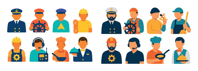 Colorful Crew Icons