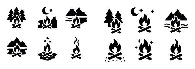 Campfire Icons Collection
