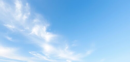 Serene sky blue background with subtle, soft cloud textures ,  heaven,  subtle