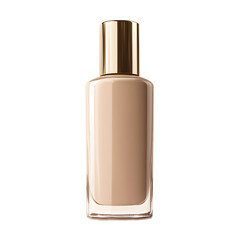Elegant Beige Bottle with Metallic Cap for Professional Use
