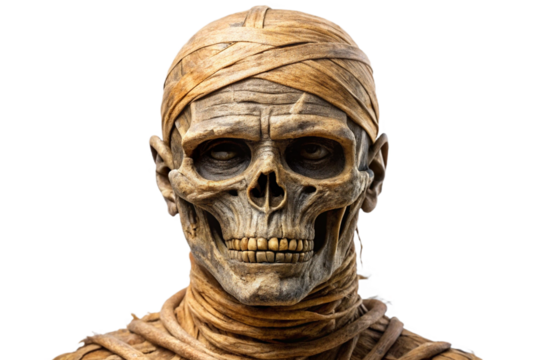 skull on white background