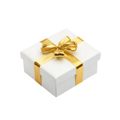 Luxurious Small Gift Box with Gold Ribbon for Elegant Presentations