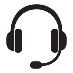 Vector illustration of a headset