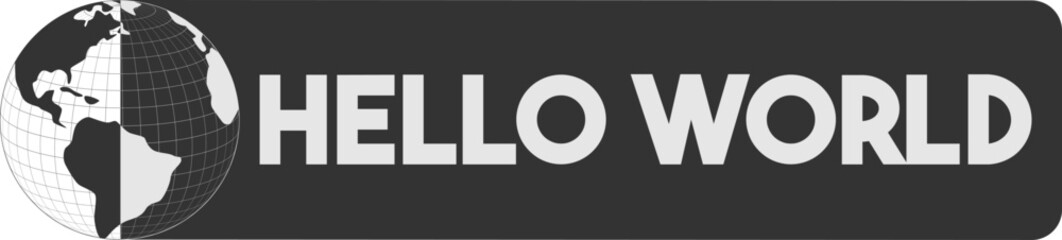 Hello World Futuristic