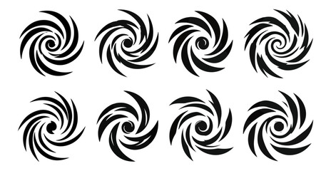 Abstract swirling patterns design