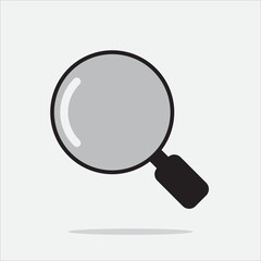 Magnifying Glass Search Zoom Icon Illustration
