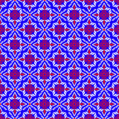 seamless geometric pattern
The symmetrical layout and handcrafted pixel texture evoke ethnic textile aesthetics, making it ideal for use in fabric prints, wallpapers, packaging, and cultural-themed 