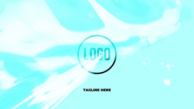 Anime Style Water Splash Logo Unveil