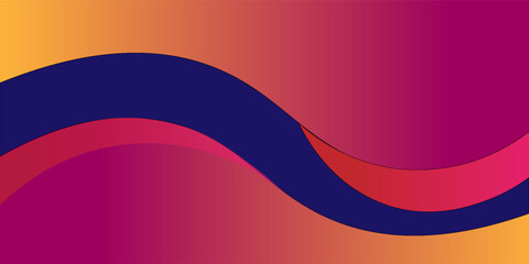 Vector red line background curve element blue space for text and message design, overlapping layers, vector