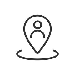 Mapping the path of self-discovery vector icon