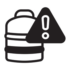 water tank glyph icon