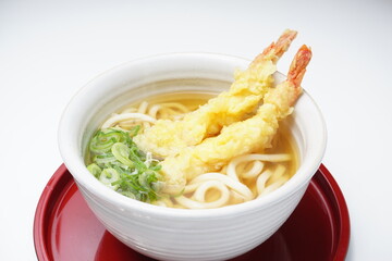 海老天ぷらうどん