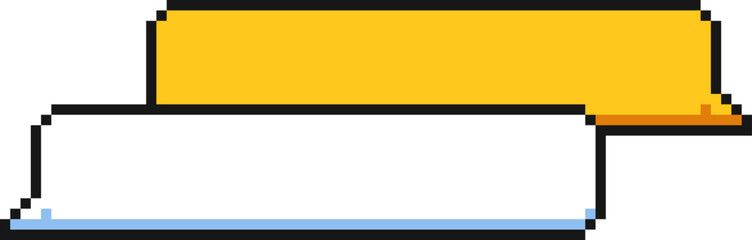 Obraz premium Pixel Chat Cloud