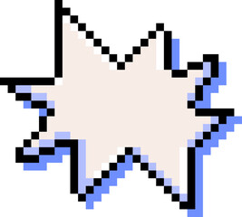 Fototapeta premium Pixel Chat Cloud