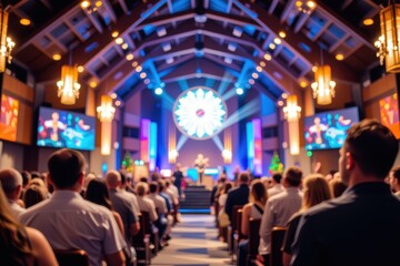 Engaging Worship Service in Modern Church Setting with Audience Participation