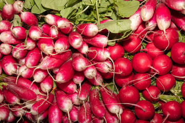 Warzywa, na targu warzywnym. 