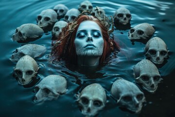 Portrait Swimming Outdoors Nature