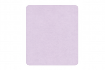 Rectangular purple label with rounded corners, featuring a transparent background, perfect for adding custom text or designs