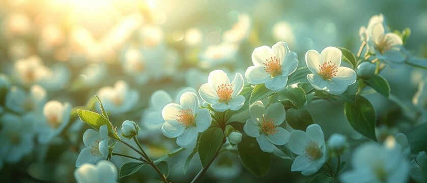 The blooming of spring flowers brings us a good mood.