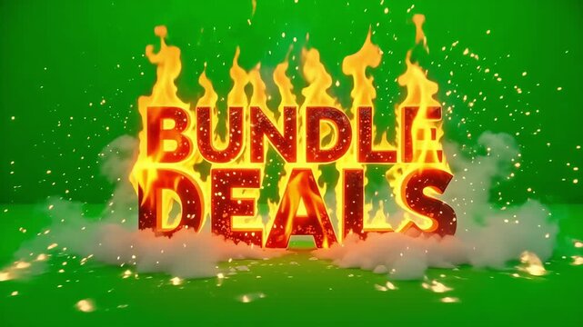 Exciting bundle deals blaze with fiery flames and sparkling effects