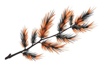 Autumn leave tree illustrated graphics.