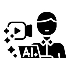 Ai video generator icon