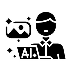 Ai photo generator icon