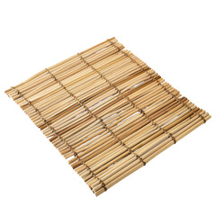 Traditional bamboo sushi rolling mat for preparing japanese cuisine at home or restaurant