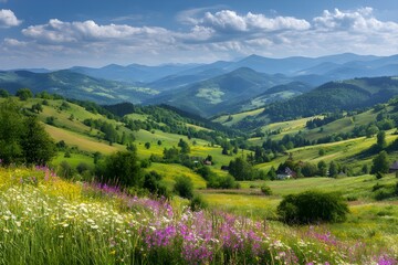 Idyllic Summer Landscape