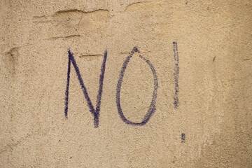 NO text on the building outdoors