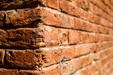 red brick wall background