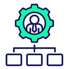 Management  Icon Set Multiple Style Collection