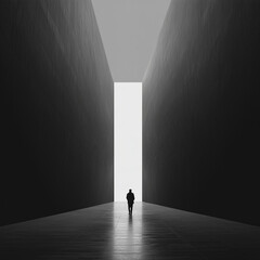 gestalt, minimal architecture, minimal, black and white, swagger