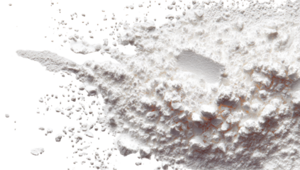 Close-up of white powdered substance