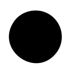 A simple black circle on a white background, clean and minimalist design