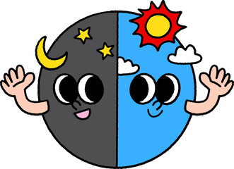 낮과 밤 춘분 추분