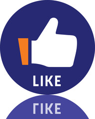 Thumbs Up Like Icon | Social Media Engagement Symbol