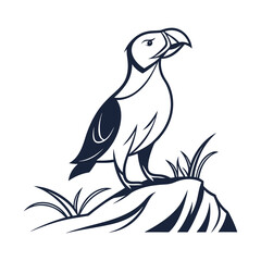 Fototapeta premium vector illustration of a bird