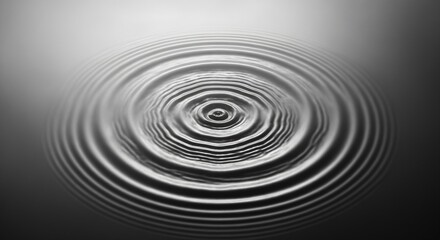 Water Ripple Waves Circle Pattern Fluid Motion.