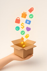 Obraz premium The Power of the Subscription Model 