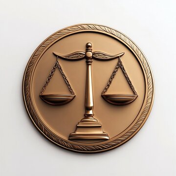 Minimalist Scales of Justice Icon