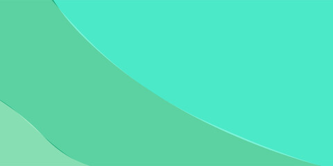 abstract background of realistic green curved gradient shading.  vector design concept. Decorative web layout or poster, banner