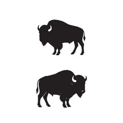 Buffalo Standing Silhouette Vector Illustration

Black and White Buffalo Animal Outline

Wild Buffalo Standing Side View Design