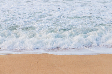 details of the sea at leblon beach in rio de janeiro.